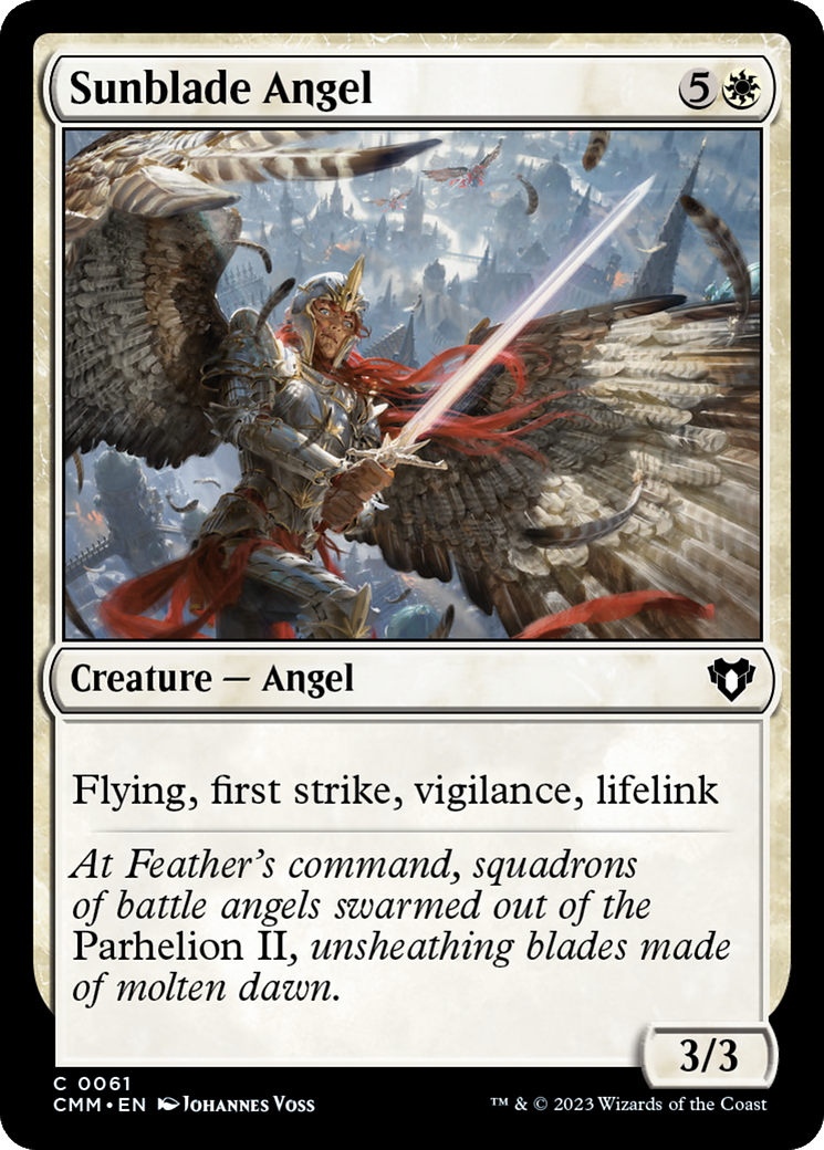 Sunblade Angel [Commander Masters] | The CG Realm