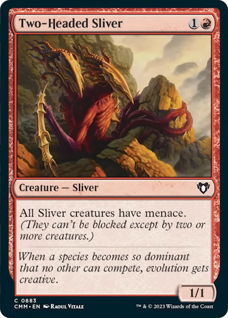 Two-Headed Sliver [Commander Masters] | The CG Realm