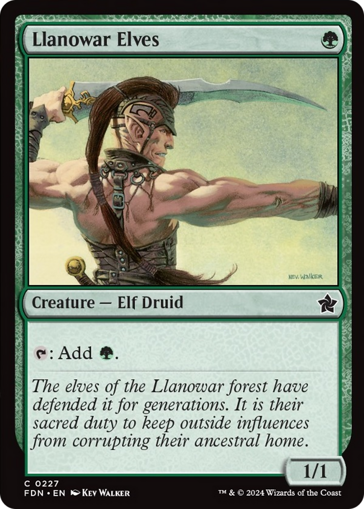 Llanowar Elves [Foundations] | The CG Realm