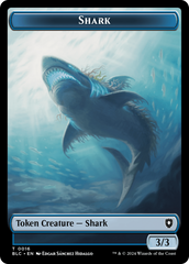 Elemental // Shark Double-Sided Token [Bloomburrow Commander Tokens] | The CG Realm