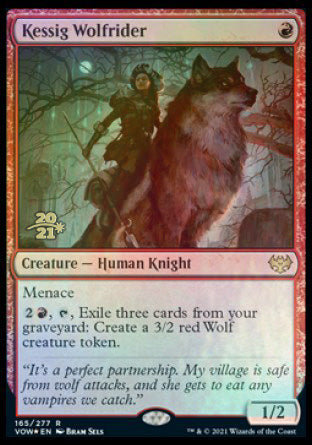 Kessig Wolfrider [Innistrad: Crimson Vow Prerelease Promos] | The CG Realm