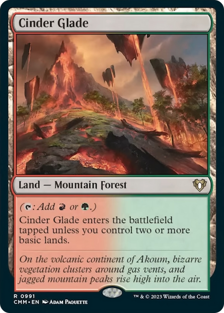 Cinder Glade [Commander Masters] | The CG Realm