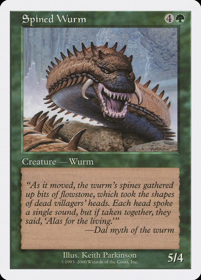 Spined Wurm [Media Promos] | The CG Realm