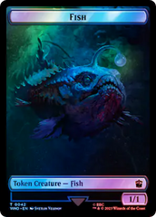 Fish // Mark of the Rani Double-Sided Token (Surge Foil) [Doctor Who Tokens] | The CG Realm