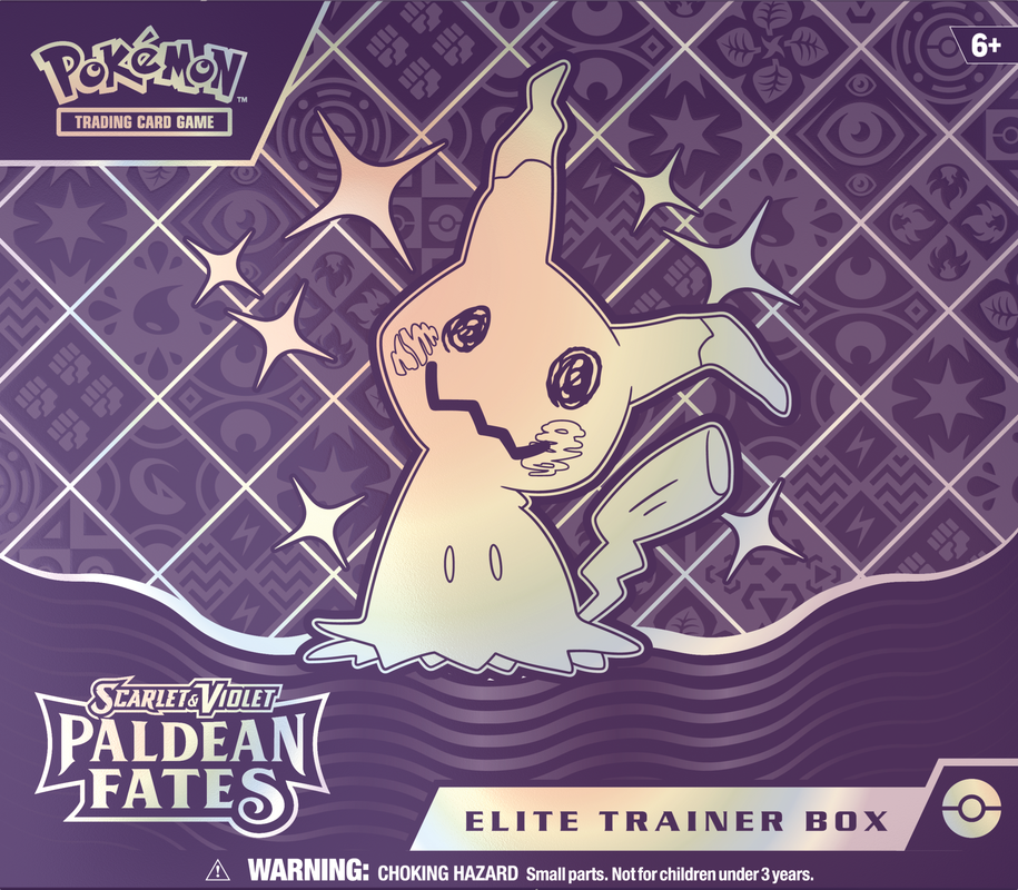 POKEMON SV4.5 PALDEAN FATES ELITE TRAINER BOX (Release Date:  2024-01-26) | The CG Realm