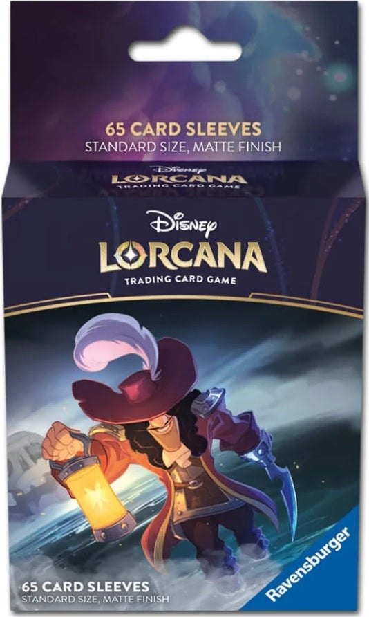 DISNEY LORCANA CARD SLEEVE SET 1 CAPTAIN HOOK | The CG Realm