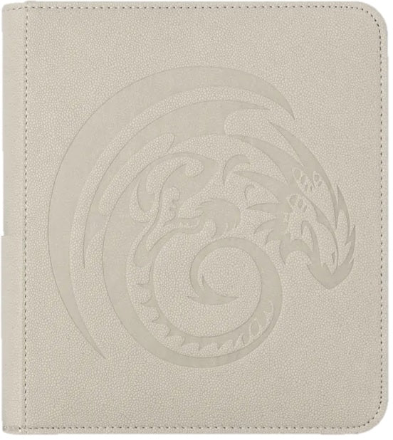 DRAGON SHIELD CARD CODEX ZIPSTER BINDER SML WHITE | The CG Realm