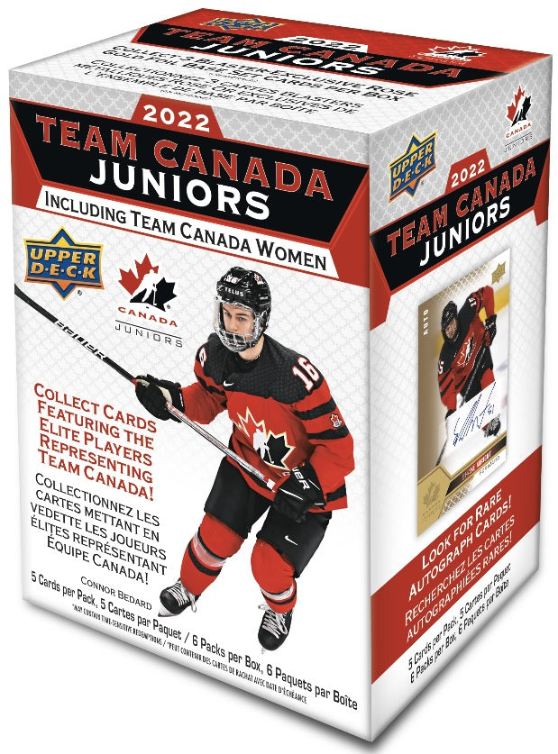 UD TEAM CANADA JUNIORS HOCKEY 2022 BLASTER | The CG Realm