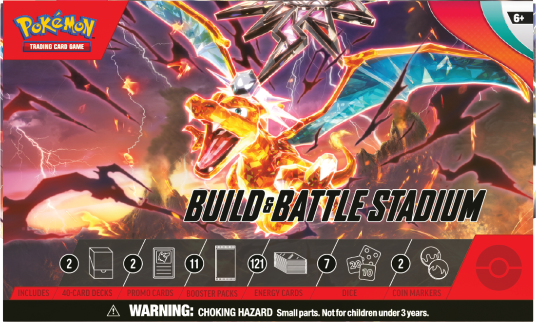 POKEMON SV3 OBSIDIAN FLAMES BUILD/BATTLE STADIUM | The CG Realm