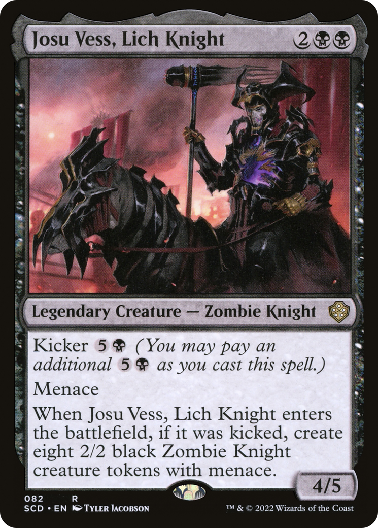 Josu Vess, Lich Knight [Starter Commander Decks] | The CG Realm