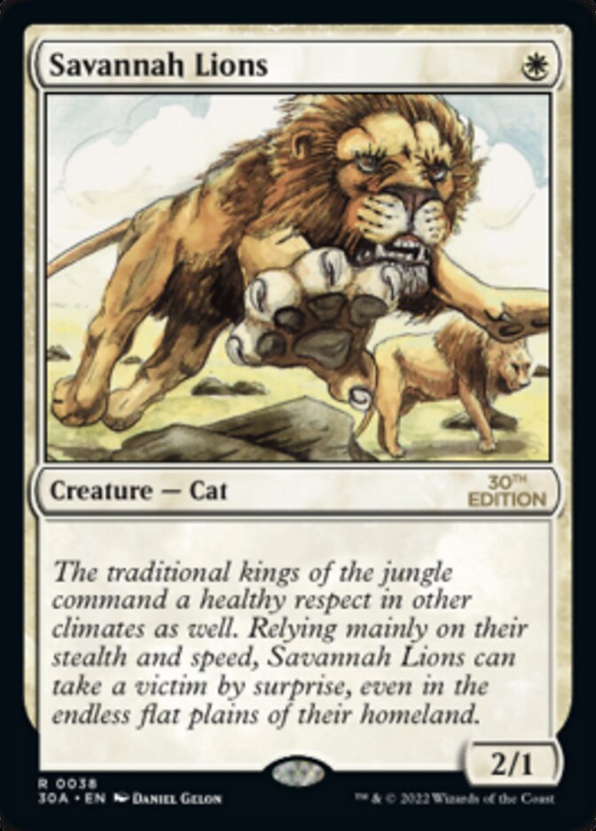 Savannah Lions [30th Anniversary Edition] | The CG Realm