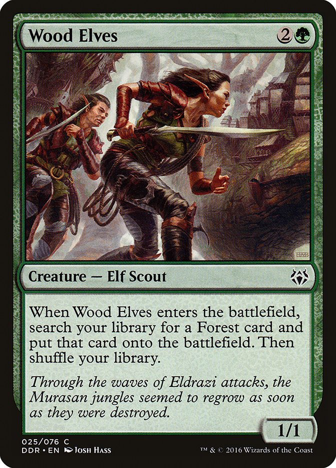 Wood Elves [Duel Decks: Nissa vs. Ob Nixilis] | The CG Realm