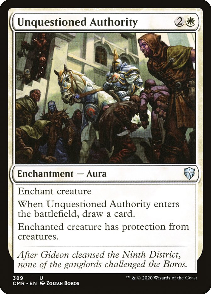 Unquestioned Authority [Commander Legends] | The CG Realm