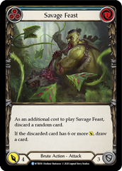 Savage Feast (Blue) [U-WTR016] (Welcome to Rathe Unlimited)  Unlimited Normal | The CG Realm