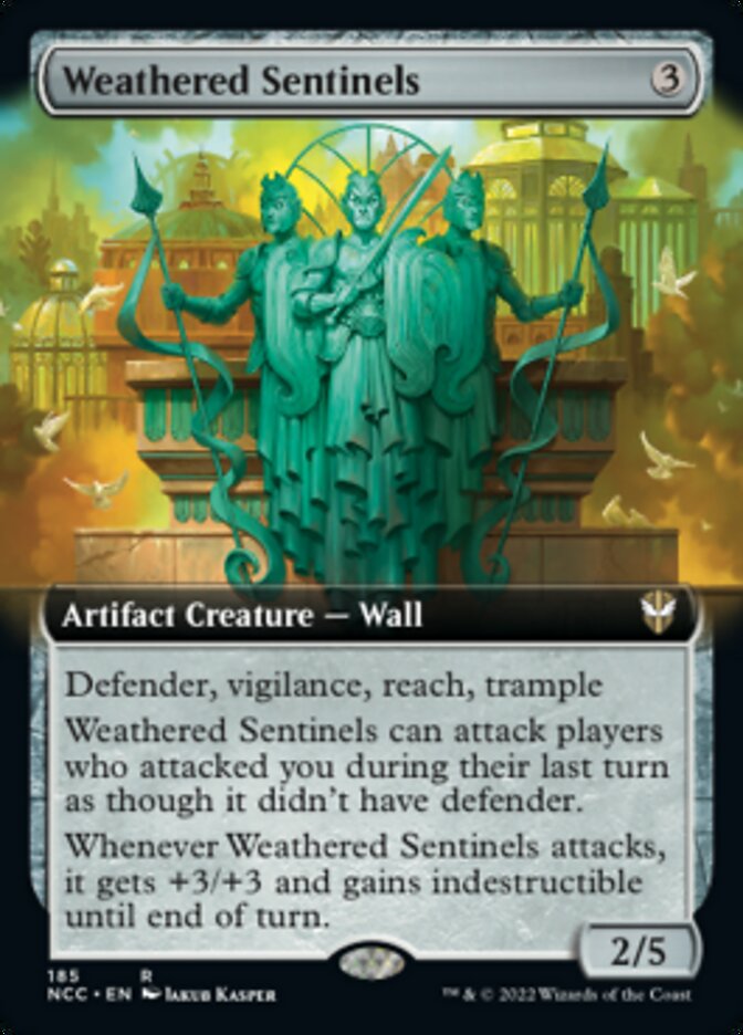 Weathered Sentinels (Extended Art) [Streets of New Capenna Commander] | The CG Realm