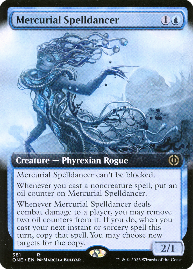 Mercurial Spelldancer (Extended Art) [Phyrexia: All Will Be One] | The CG Realm