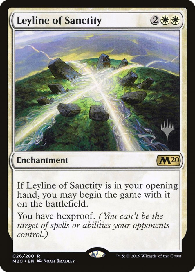 Leyline of Sanctity (Promo Pack) [Core Set 2020 Promos] | The CG Realm