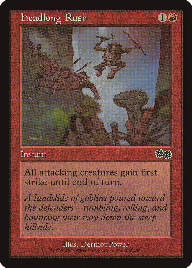 Headlong Rush [Urza's Saga] | The CG Realm