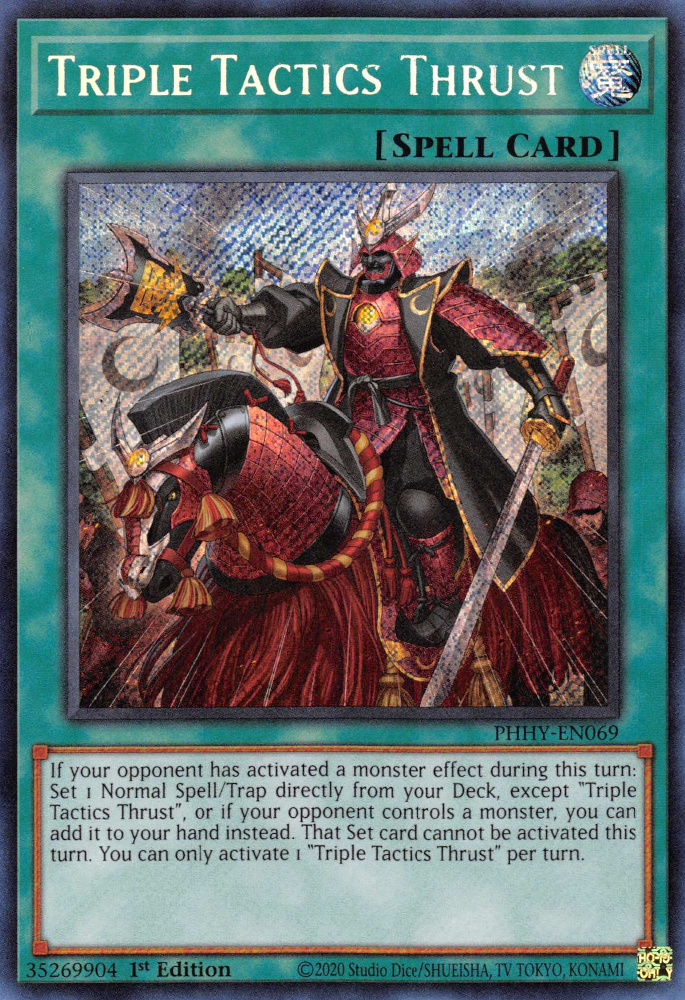 Triple Tactics Thrust [PHHY-EN069] Secret Rare | The CG Realm