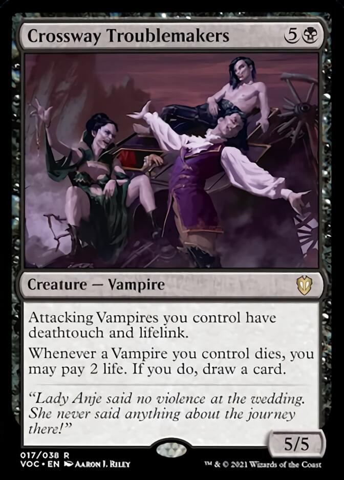 Crossway Troublemakers [Innistrad: Crimson Vow Commander] | The CG Realm