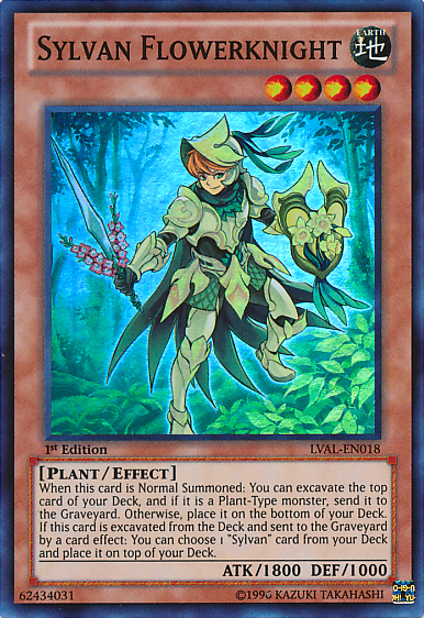 Sylvan Flowerknight [LVAL-EN018] Super Rare | The CG Realm