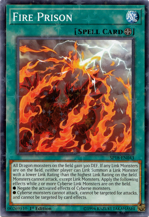 Fire Prison [SP18-EN043] Starfoil Rare | The CG Realm