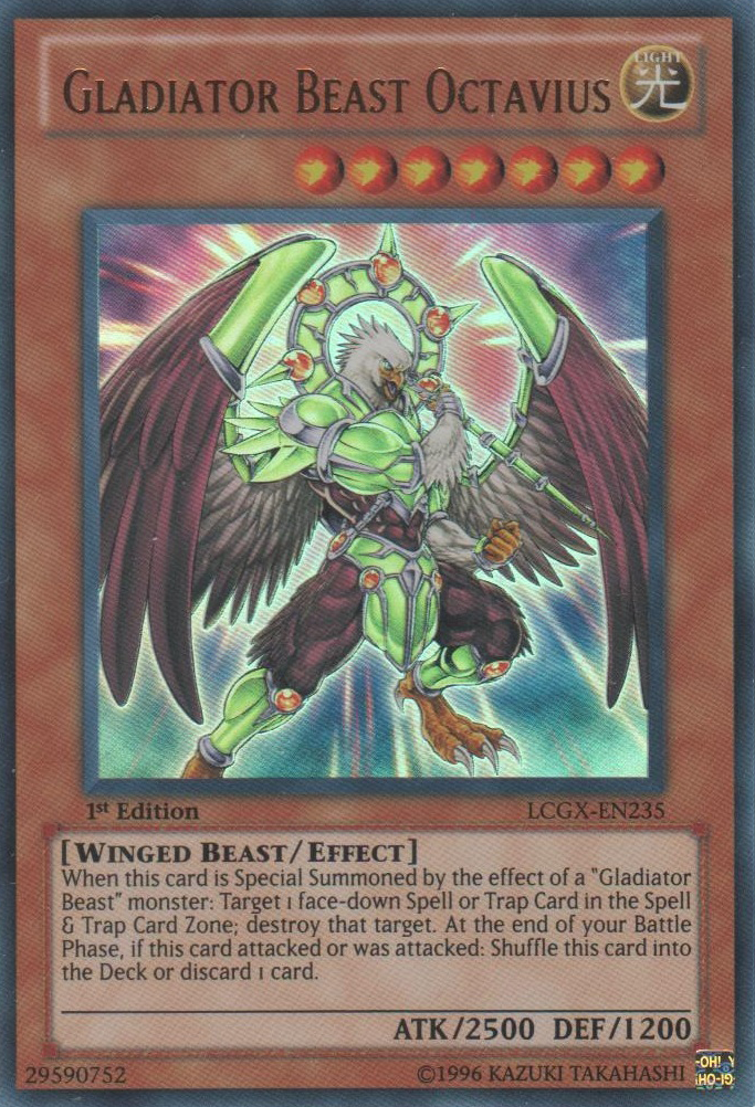 Gladiator Beast Octavius [LCGX-EN235] Ultra Rare | The CG Realm