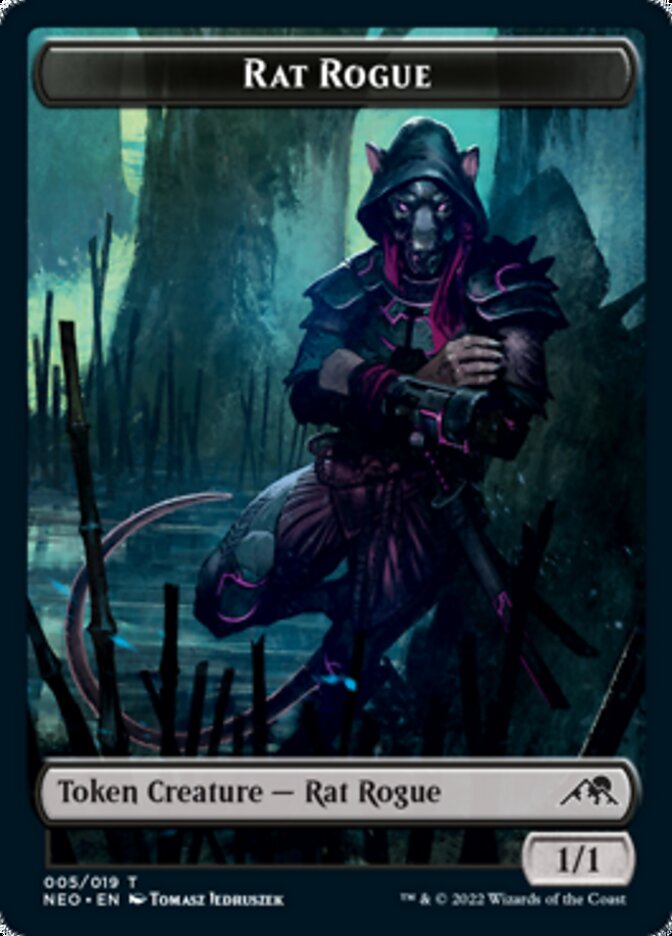 Rat Rogue Token [Kamigawa: Neon Dynasty Tokens] | The CG Realm