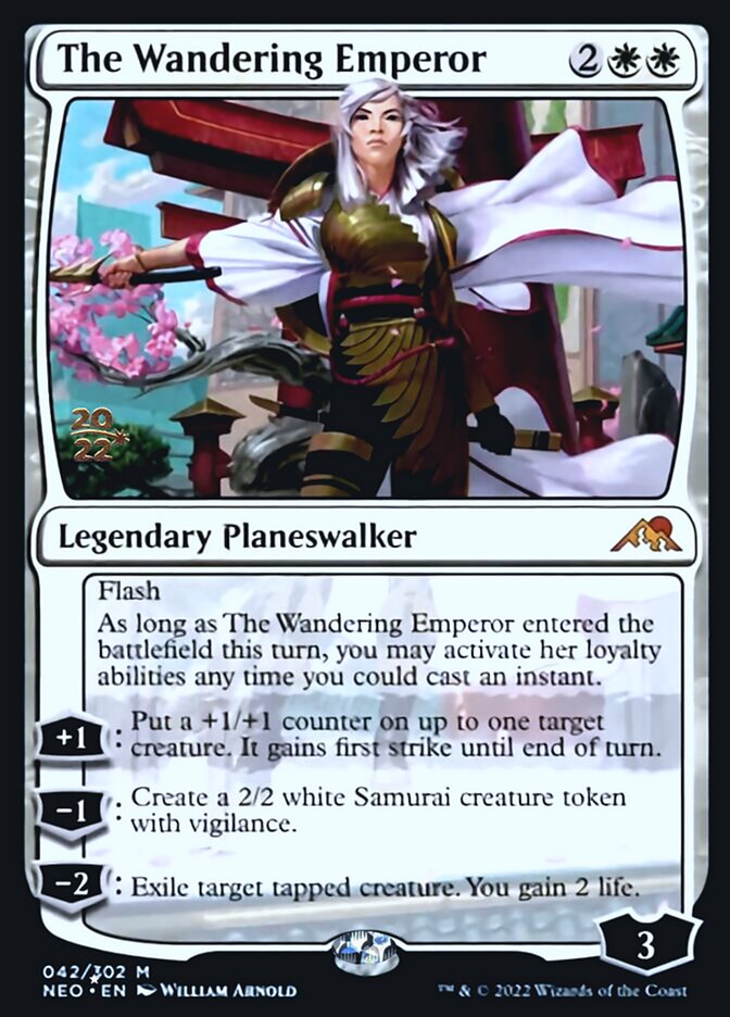 The Wandering Emperor [Kamigawa: Neon Dynasty Prerelease Promos] | The CG Realm