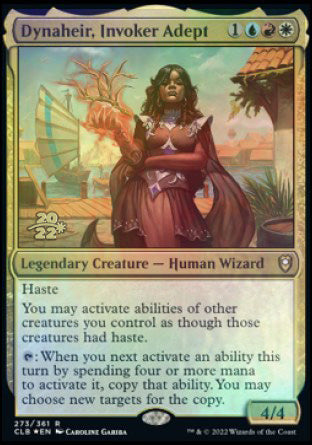 Dynaheir, Invoker Adept [Commander Legends: Battle for Baldur's Gate Prerelease Promos] | The CG Realm