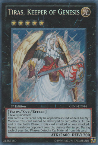 Tiras, Keeper of Genesis [GENF-EN044] Secret Rare | The CG Realm