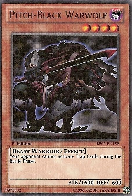 Pitch-Black Warwolf [BP01-EN188] Starfoil Rare | The CG Realm