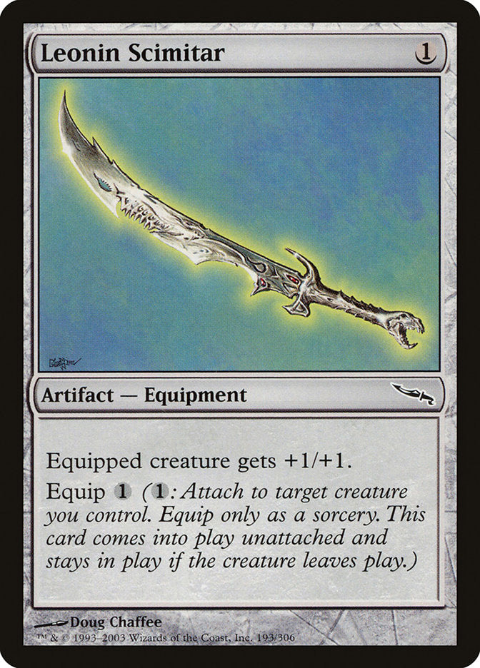 Leonin Scimitar [Mirrodin] | The CG Realm