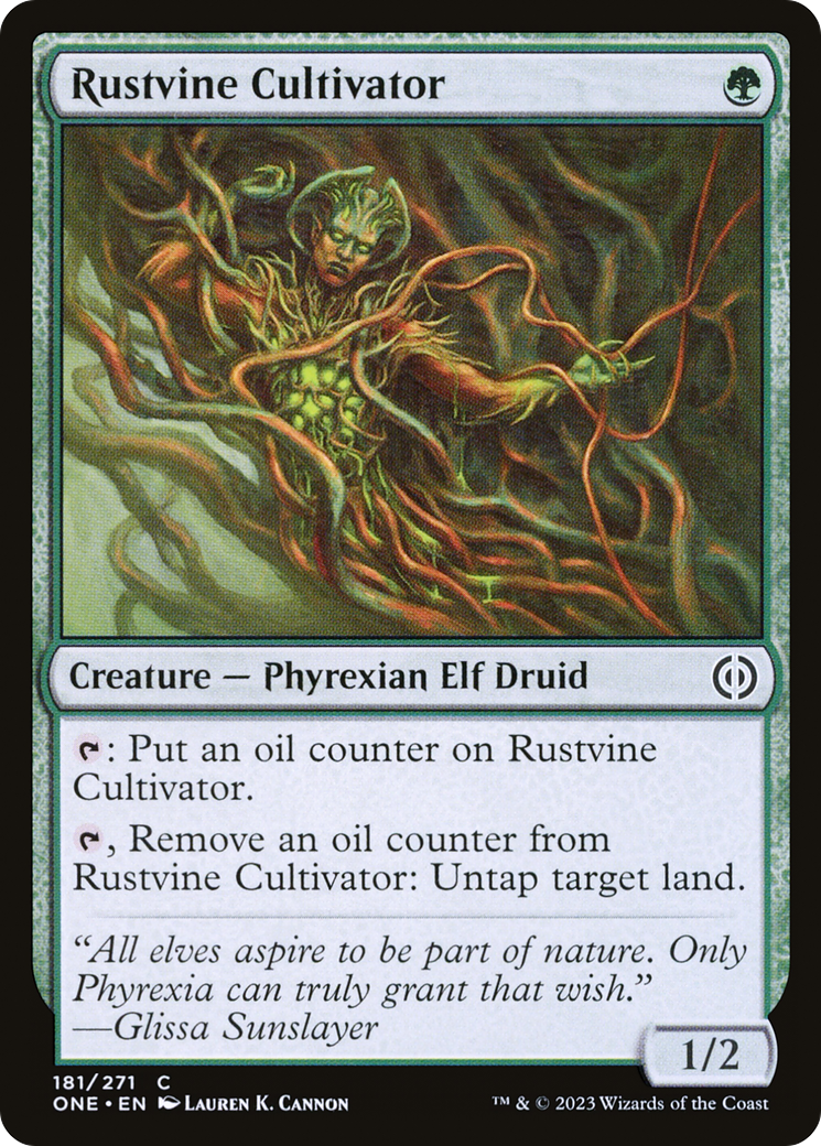 Rustvine Cultivator [Phyrexia: All Will Be One] | The CG Realm