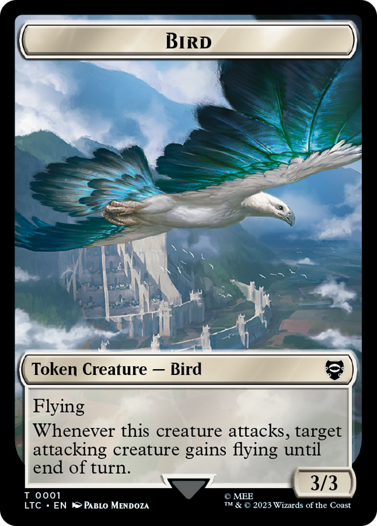 Bird // Food Token [The Lord of the Rings: Tales of Middle-Earth Commander Tokens] | The CG Realm