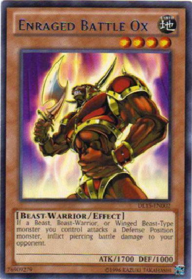 Enraged Battle Ox (Blue) [DL15-EN002] Rare | The CG Realm