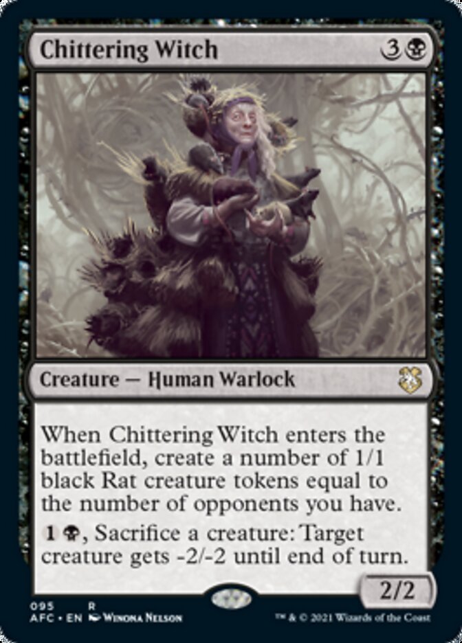 Chittering Witch [Dungeons & Dragons: Adventures in the Forgotten Realms Commander] | The CG Realm