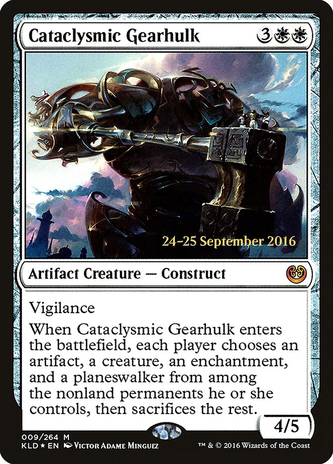 Cataclysmic Gearhulk [Kaladesh Prerelease Promos] | The CG Realm