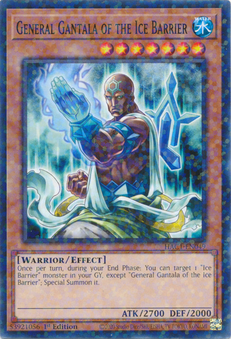 General Gantala of the Ice Barrier (Duel Terminal) [HAC1-EN049] Common | The CG Realm