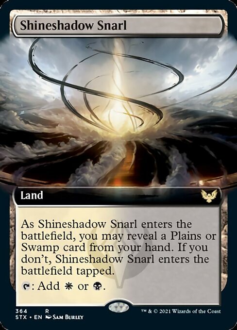 Shineshadow Snarl (Extended Art) [Strixhaven: School of Mages] | The CG Realm