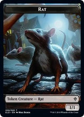 Rat // Food (17) Double-Sided Token [Throne of Eldraine Tokens] | The CG Realm