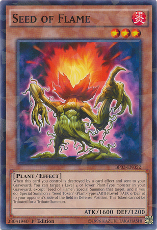 Seed of Flame [BP03-EN052] Shatterfoil Rare | The CG Realm