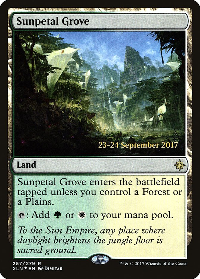 Sunpetal Grove [Ixalan Prerelease Promos] | The CG Realm