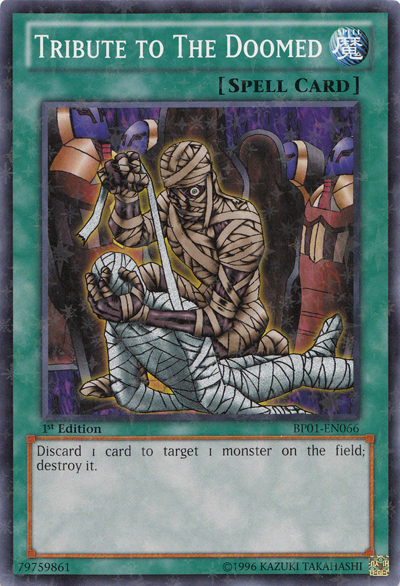 Tribute to the Doomed [BP01-EN066] Starfoil Rare | The CG Realm