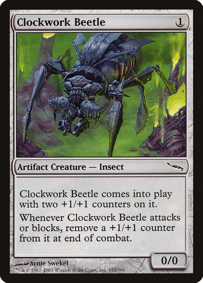 Clockwork Beetle [Mirrodin] | The CG Realm