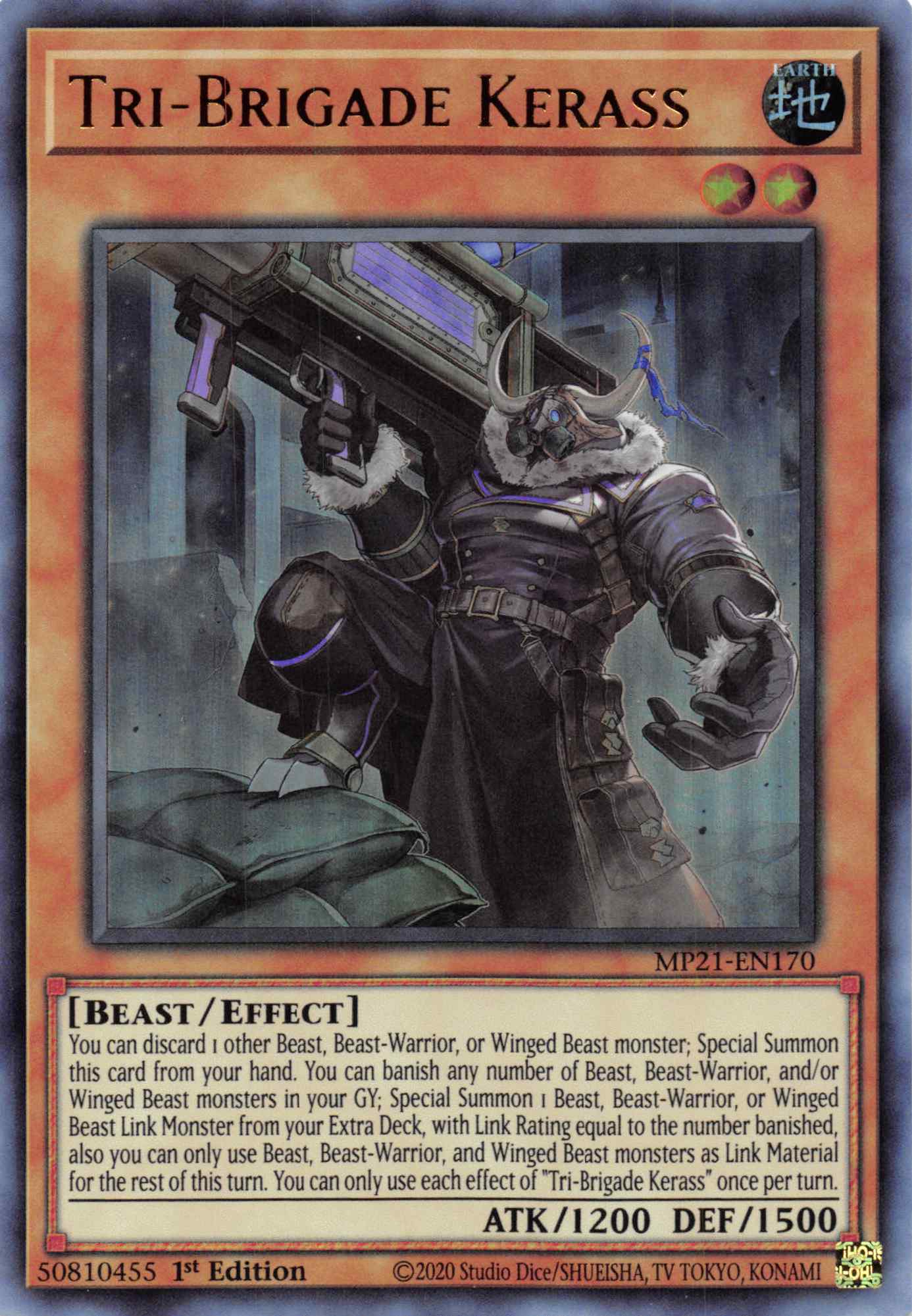 Tri-Brigade Kerass [MP21-EN170] Ultra Rare | The CG Realm