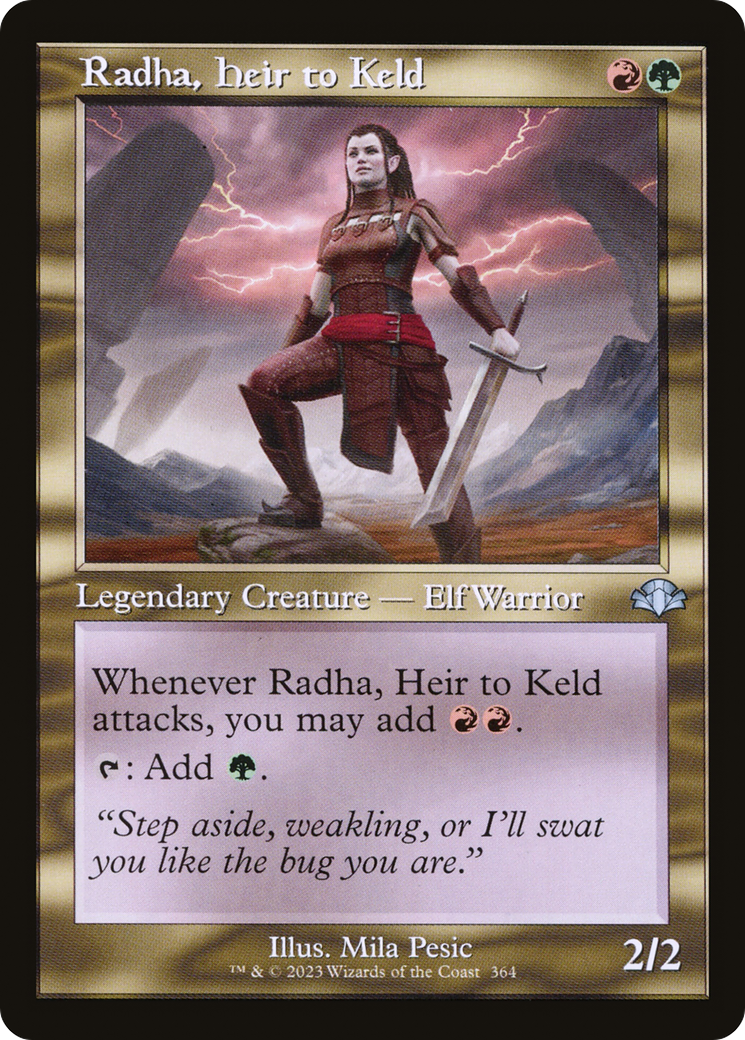 Radha, Heir to Keld (Retro) [Dominaria Remastered] | The CG Realm