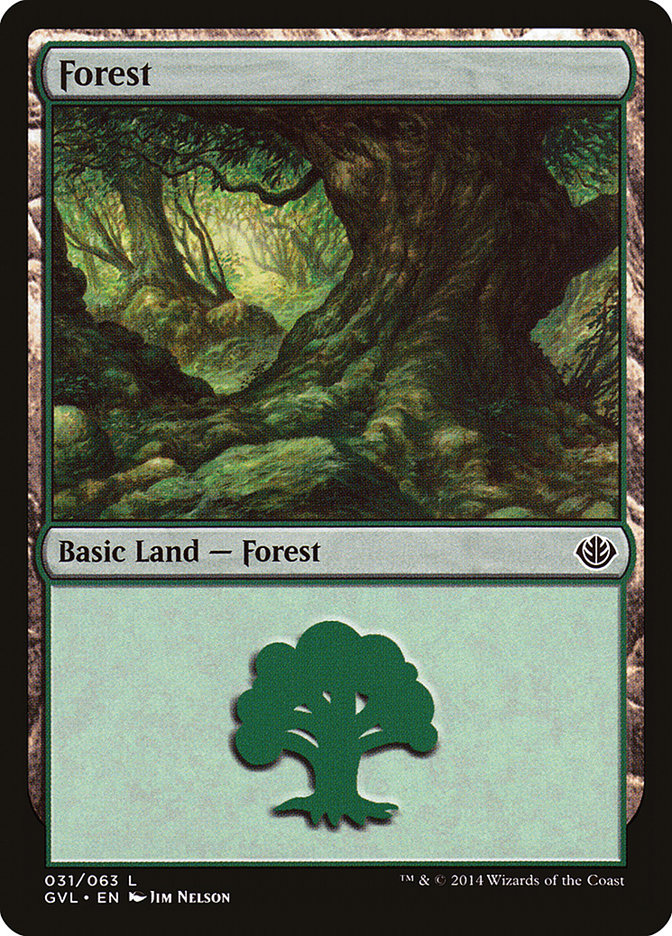 Forest (31) (Garruk vs. Liliana) [Duel Decks Anthology] | The CG Realm