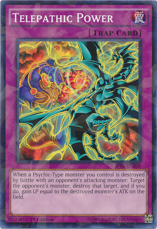 Telepathic Power [BP03-EN208] Shatterfoil Rare | The CG Realm