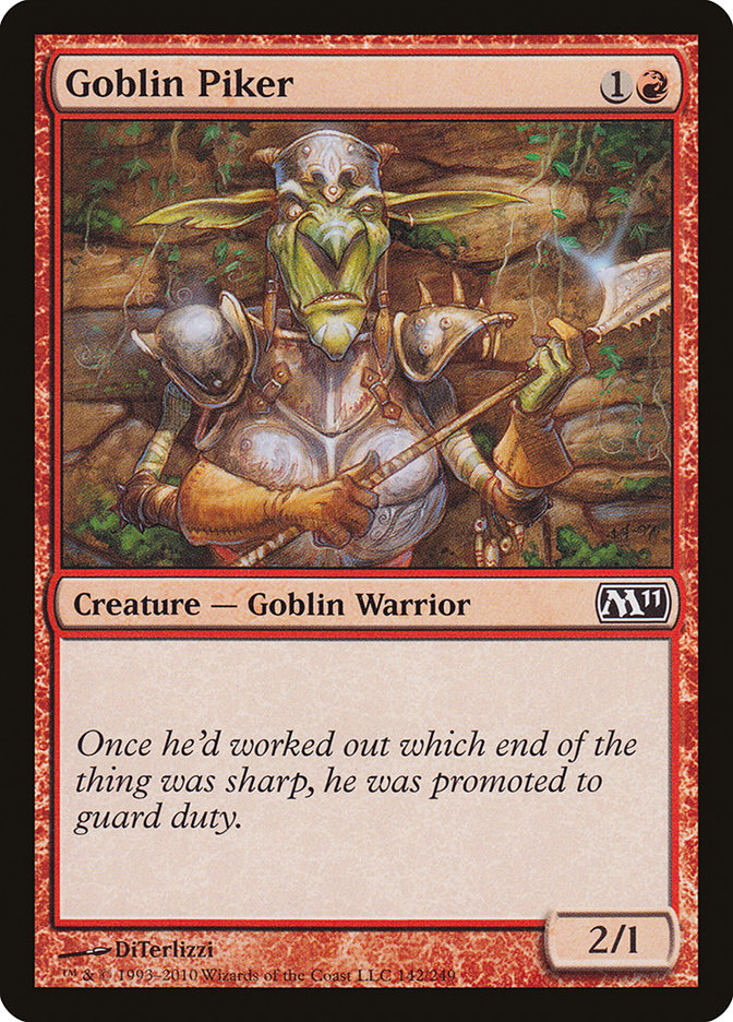 Goblin Piker [Magic 2011] | The CG Realm